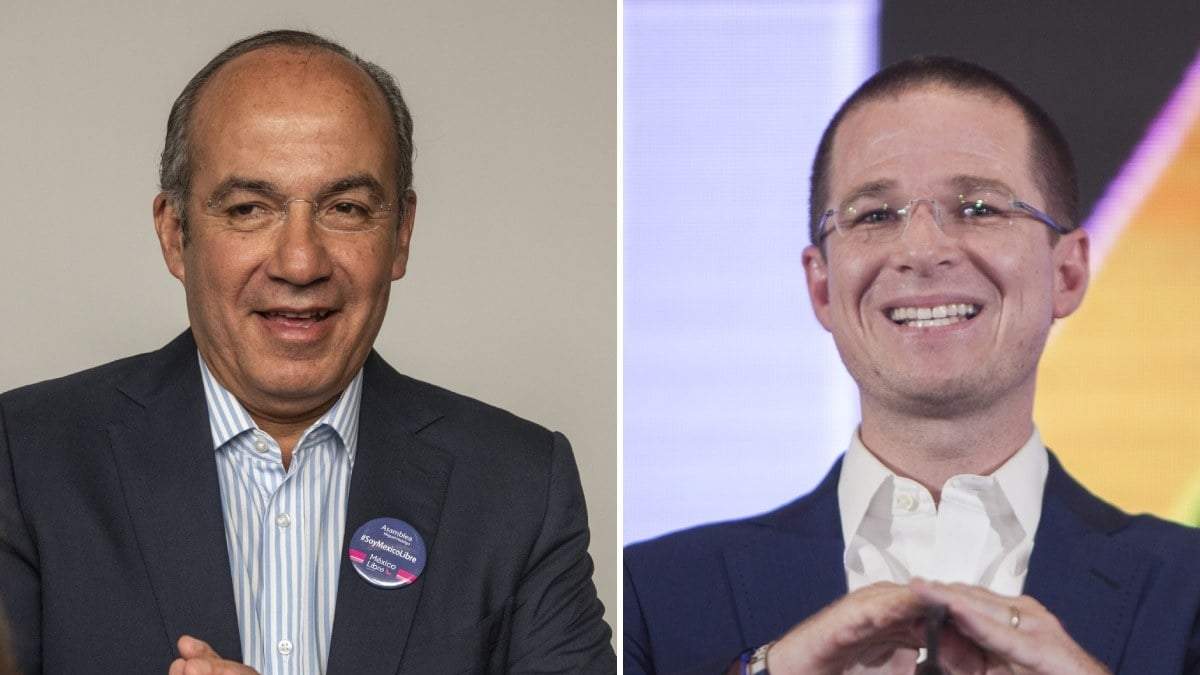 Felipe Calderón y Ricardo Anaya