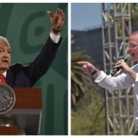 López Obrador exige a Ricardo Anaya que no huya ni se ampare