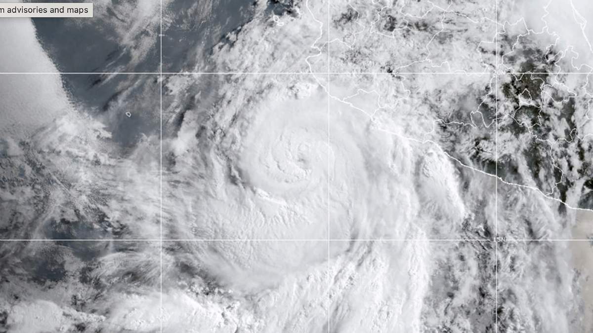 Imagen satelital de Flossie