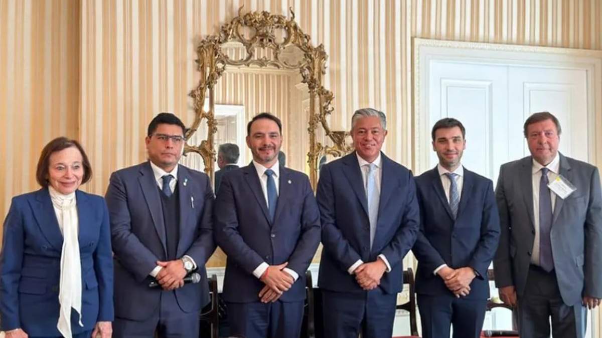 El gobernador, Rolando Figueroa y sus pares patagónicos. Fuente: (X)