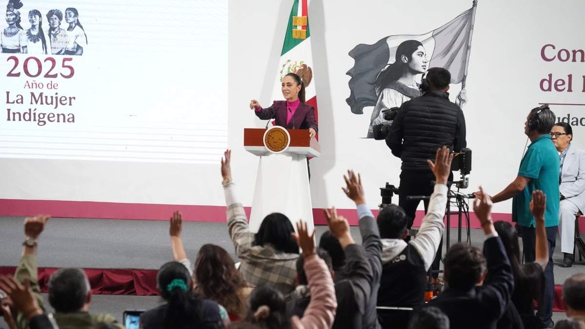 La presidenta Claudia Sheinbaum