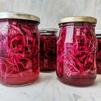 Encurtido de repollo morado: ahorrá tiempo y preparalo fácilmente para acompañar tus comidas