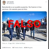 Es falso que no asistieron ni los vecinos a un acto encabezado por Fernández y Tolosa Paz en Quilmes