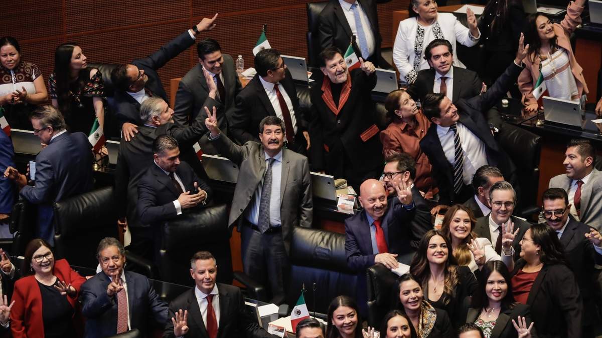 Sesión en la Cámara de Senadores