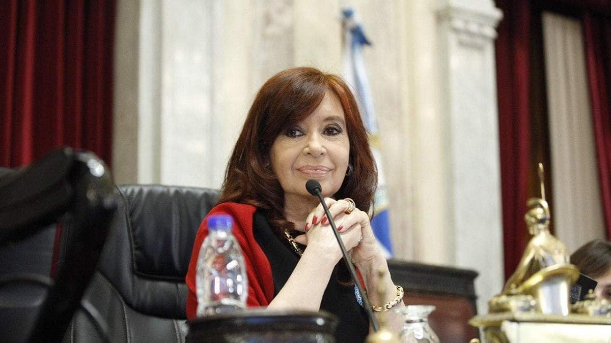 La vicepresidenta Cristina Kirchner. Fuente: (Twitter)