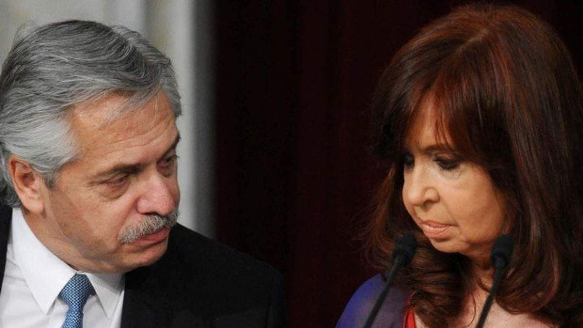 Alberto Fernández junto a Cristina Kirchner. Fuente: (Twitter)