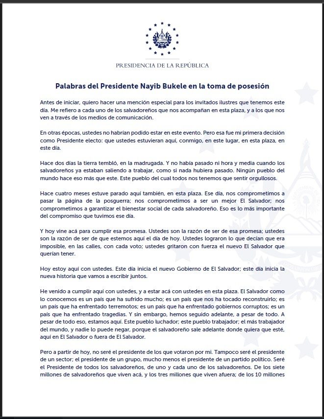 Discurso 1 recorte