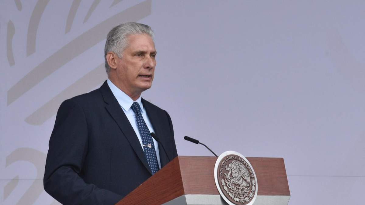 Miguel Díaz-Canel, en su discurso en la ceremonia