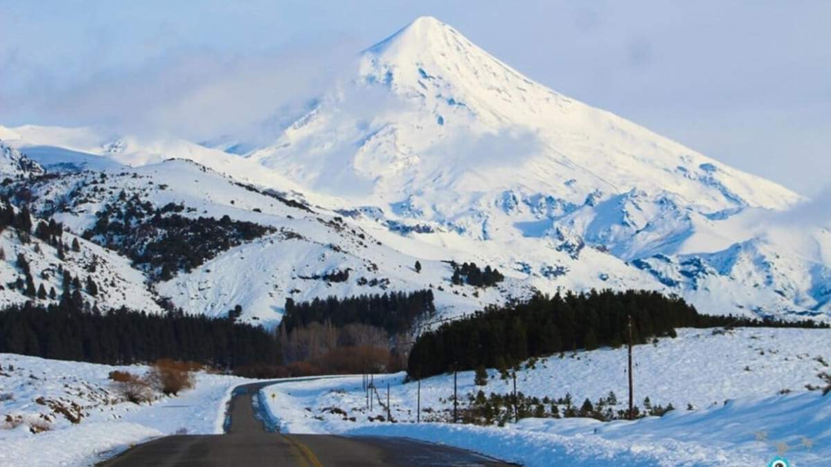 Nevadas en la cordillera y frío en el Alto Valle. Fuente: (Twitter)
