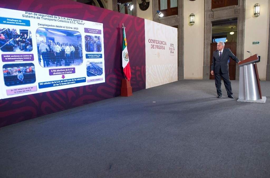 El despliegue de la GN explicado en la conferencia presidencial