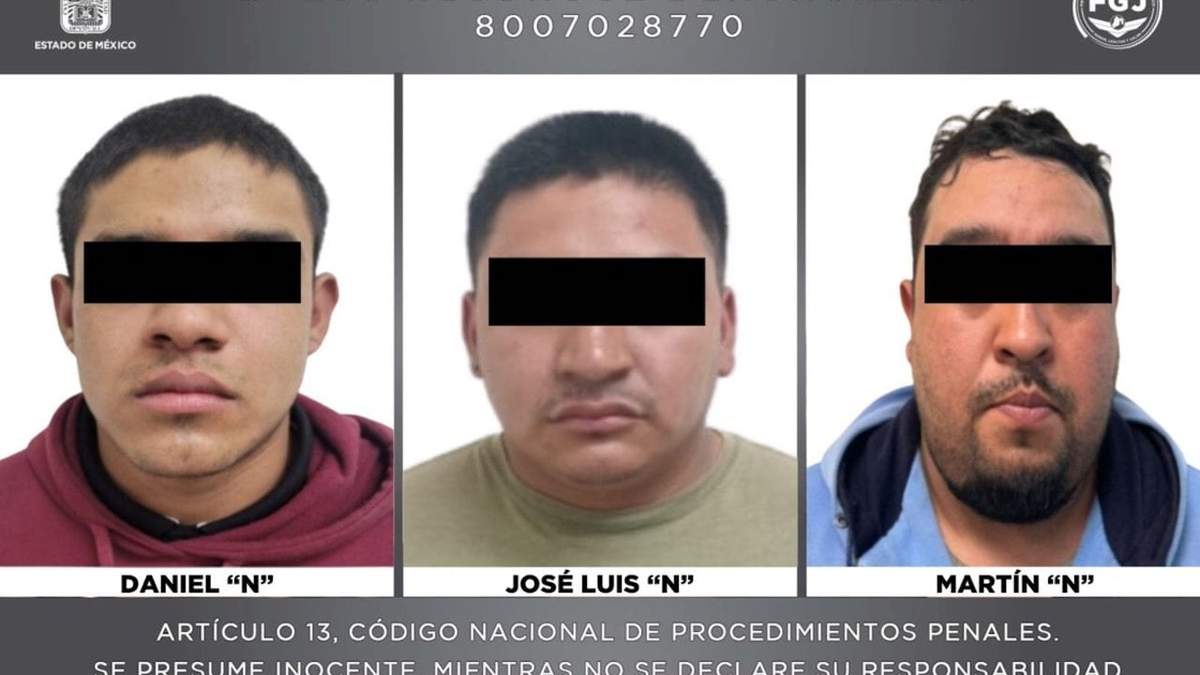Daniel “N”, José Luis “N” y Martín “N”, presuntos integrantes de “Los Changuitos”