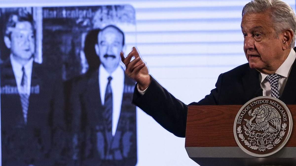 El presidente presentó la imagen falsa en su conferencia mañanera