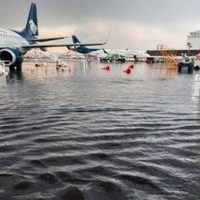 Lluvias afectan a más de 34 mil pasajeros en el AICM por retrasos y cancelaciones