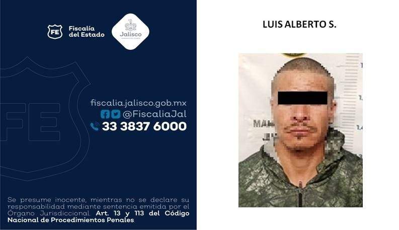 Luis Alberto S, acusado de asesinar a su hija de 13 años