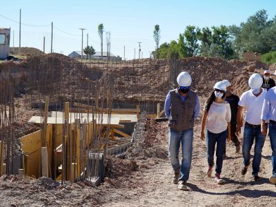 Nuevos avances en la obra de Planta de Tratamientos de Líquidos Cloacales de Zapala