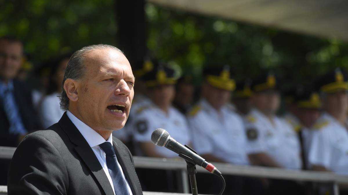 Sergio Berni, ministro de Seguridad bonaerense. Fuente: (Twitter)