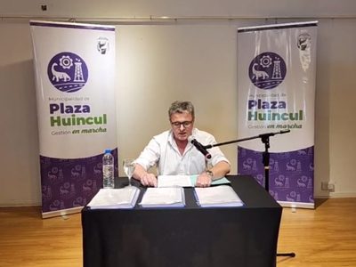 Larraza denunció que faltan 75 millones de pesos en el municipio de Plaza Huincul