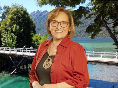 Por trabajo y para descansar: Dolli Irigoyen visitó dos bellas ciudades turísticas de Neuquén
