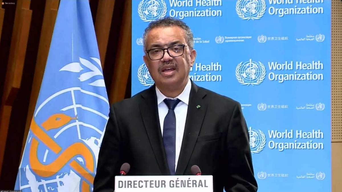 El director de la OMS Tedros Adhanom Ghebreyesus