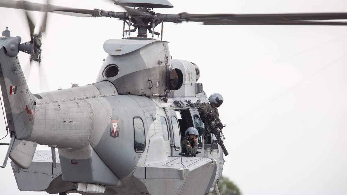 Un helicóptero del Ejército