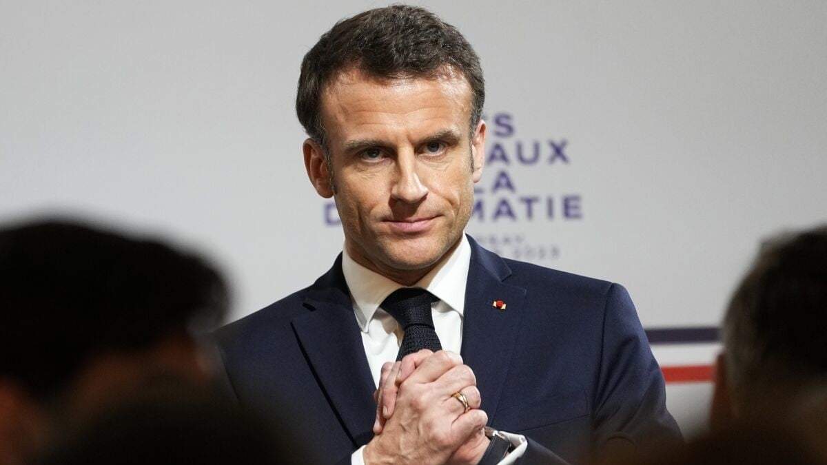 El presidente de Francia, Emmanuel Macron