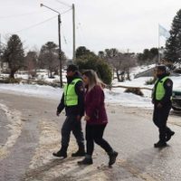 Rescataron a dos agentes de Seguridad Vial en Villa Pehuenia