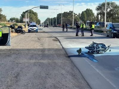 Identificaron al motociclista que murió tras un choque en la ruta 7 en Centenario