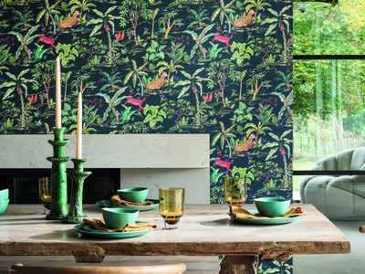 Decorá tus paredes con las texturas y estampados que recordás de la casa de la abuela, ahora más modernos y elegantes que nunca