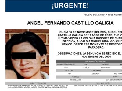 Ángel Fernando no fue víctima de delito tras desaparecer en Chapultepec: fiscalía de la CDMX