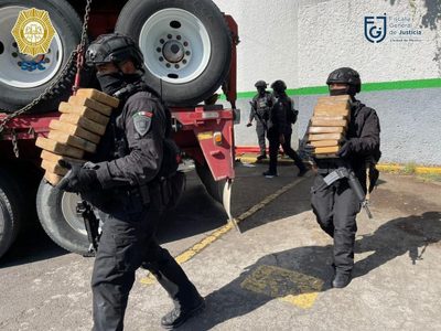 Estados Unidos habría avisado del cargamento de cocaína decomisado en la CDMX