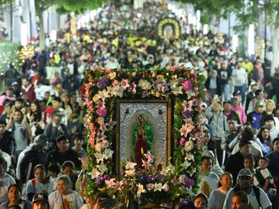 Llegan ocho millones de peregrinos a la Basílica de Guadalupe (Video)