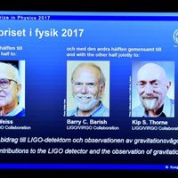 Dan el Nobel de Física a científicos estadunidenses por detección de ondas gravitacionales
