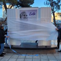 Mariano Gaido presenció el homenaje a Eva Perón