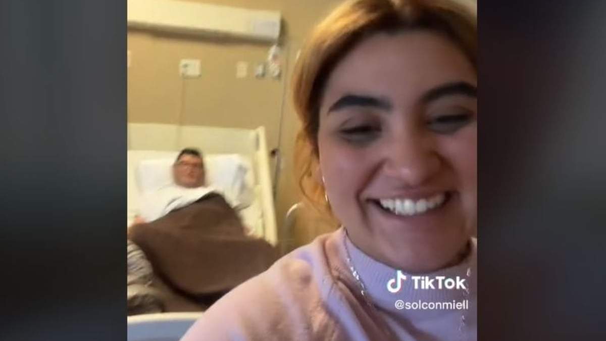 La joven y su padre