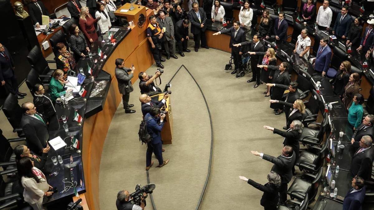 Toma de protesta de los ministros de la Suprema Corte de Justicia de la Nación (SCJN)