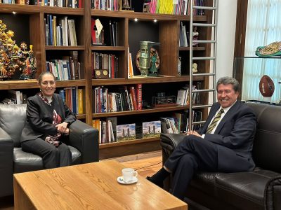Sheinbaum y Monreal se reúnen, presumen “unidad” y se desean suerte rumbo al 2024