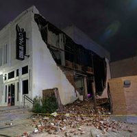 Tormentas dejan 4 muertos en Houston; 850 mil viviendas y negocios se quedan sin electricidad