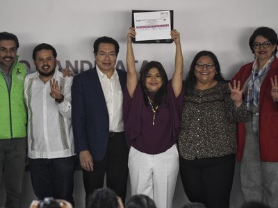 En su registro como candidata, Clara Brugada pide al IECM que evite la compra de votos