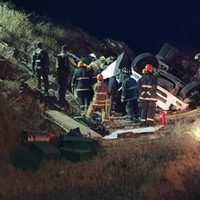 "Un herido grave": Tremendo vuelco sobre ruta 237
