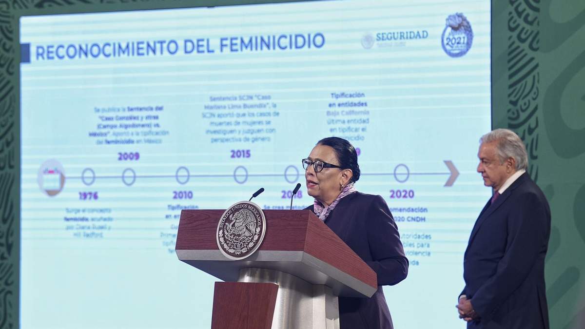 La titular de la SSPC, Rosa Icela Rodríguez