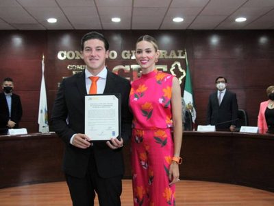 "Ahora sí empieza lo bueno", dice Samuel García tras recibir su constancia de mayoría