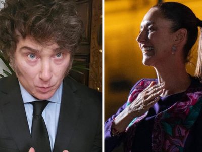 Milei se abstiene de felicitar a Sheinbaum
