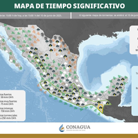 Lluvias fuertes e intensas azotarán el martes a más de la mitad del país