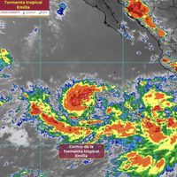 Tormenta tropical Emilia se forma en el Pacífico