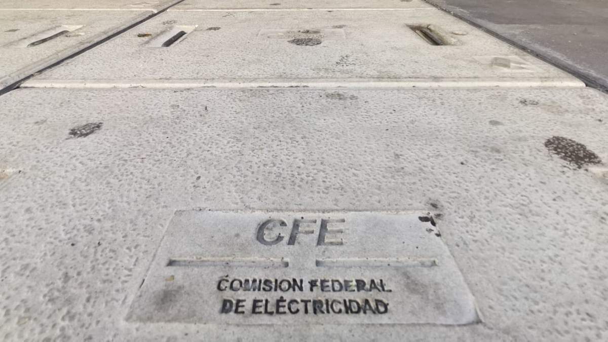 Una subestación de la Comisión Federal de Electricidad, en la colonia Juárez
