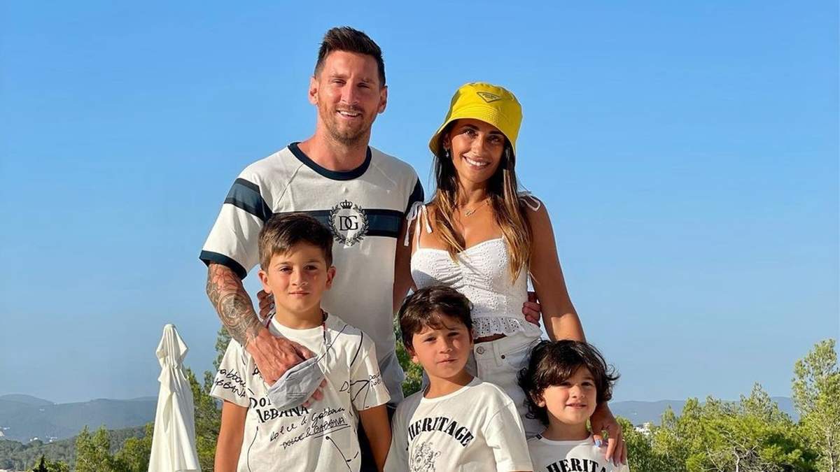 Lionel Messi y su familia. Fuente: (Instagram)