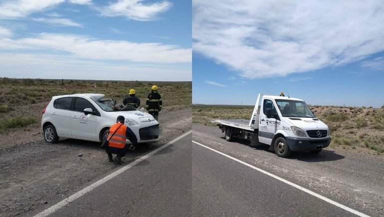 Los autos protagonistas del accidente. Fuente: (LMCipolletti)