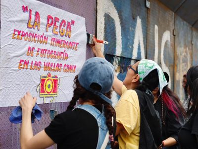 "La pega”, exposición y toma simbólica de Bellas Artes en el marco del 8M