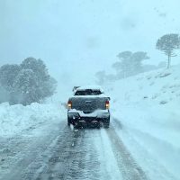 Alerta en Chubut por fuertes nevadas y lluvias intensas para este viernes