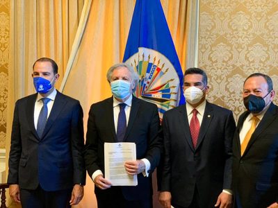 Líderes de PAN, PRI y PRD denuncian ante la OEA injerencia del crimen organizado en las elecciones